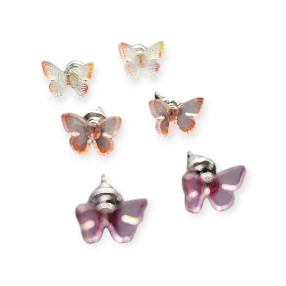 Butterfly Earring Set - Picture 5 of 5